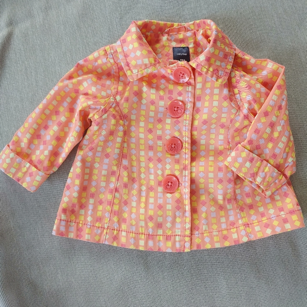 Light Peach Rain Coat